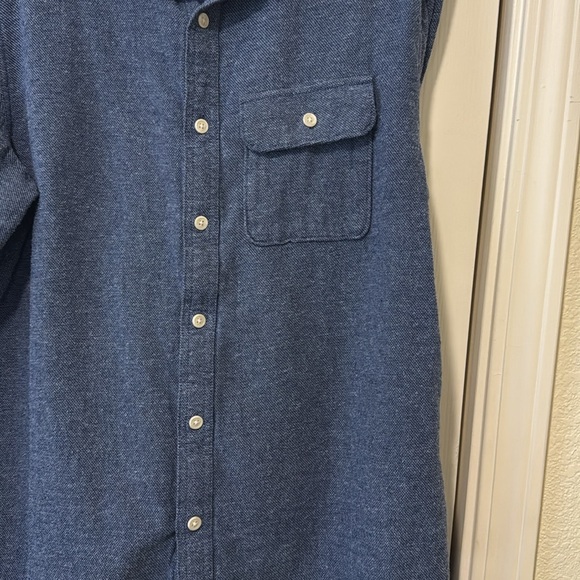 Men’s Old Navy Mariner Overshirt Medium Blue Heather-Size L - Picture 4 of 5